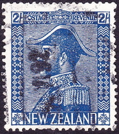 NEW ZEALAND 1926 QEII 2/- Deep Blue SG466 Used - Gebruikt