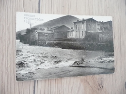 CPSM 30 Gard Sumène Inondations 1958 Vue De La Rivière - Sumène