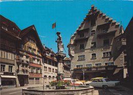 SUISSE,HELVETIA,SWISS,SWITZERLAND,SVIZZERA,SCHWEIZ ,ZOUG,ZUG,HOTEL,FONTAINE,COMMERCE - Zugo