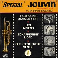 EP 45 RPM (7")  Georges Jouvin / Beatles / Charles Aznavour  "  4 Garçons Dans Le Vent  " - Instrumental