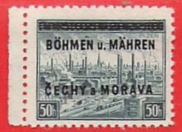 MiNr. 7 X Deutschland Besetzungsausgaben II. Weltkrieg Böhmen Und Mähren - Unused Stamps