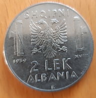 ALBANIA 2 Lek 1939 Non Magnetic - Albanien