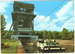 Niederfinow über Eberswalde - Schiffshebewerk - Binnenschiff - (DDR) - Eberswalde