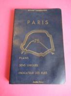 Guide Plan De PARIS Ancien/ Editions L'Indispensable/ Indicateur Des Rues De Paris/Lignes De Métro/1962       PGC314 - Cartes/Atlas