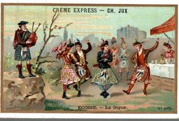 CHROMO CREME EXPRESS CH. JUX PARIS  ECOSSE LA GIGUE - Louit