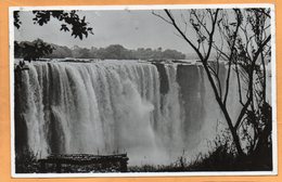 The Victoria Falls Zambia Old Postcard - Sambia