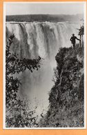 The Victoria Falls Zambia Old Postcard - Zambia