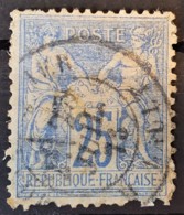 FRANCE 1876 - Canceled - YT 68 - 25c - 1876-1878 Sage (Type I)