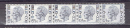 183 P - Bande De Cinq R54 Avec Numéro - MNH Impeccable - Rouleaux