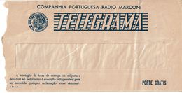 Portugal , 1970  Decade , Telegrama , Telegram Cover , COMPANHIA PORTUGUESA RADIO MARCONI - Storia Postale