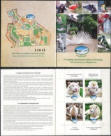 SERBIA 2011 75th Anniversary Of Belgrade Zoo Lion Tiger Birds Of Prey Animals Fauna Complete Booklet MNH - Felini