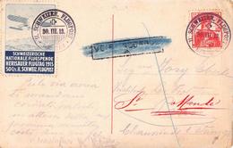 Aviatik Herisau Flugtag 1913  Flugspende Briefmarke Rarität - Herisau