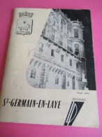 Plan De Ville / SAINT GERMAIN-en-LAYE/  Plan-guide / Répertoire Des Rues/Renseignements Divers //1963   PGC321 - Toerisme