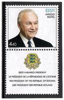 Estonia 2003 . President Arnold Ruutel-75. 1v: 4.40 + Label. Michel # 462 - Estonia