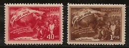 Russie 1950 N° Y&T :  1491 Et 1493 ** - Unused Stamps