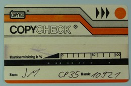NETHERLANDS - 1983 - Copytex - Copycheck - Prototype 1983 - Used - Other & Unclassified
