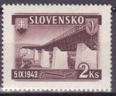 Slwakije 1943, Postfris MNH, Bridge - Nuovi