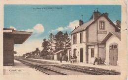 Rare Cpa La Gare D'Auneau-ville - Auneau