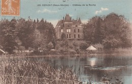 Rare Cpa Cerizay Château De La Roche - Cerizay