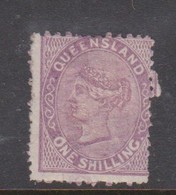 Australia-Queensland  ASC 20 1879 One Shilling Mauve,mint Hinged - Mint Stamps