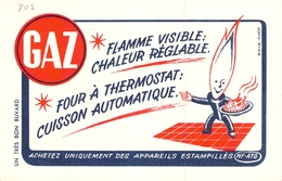 Ancien Buvard Collection Four à Thermostat Cuisson Automatique Floch - Electricité & Gaz