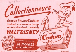 Ancien Buvard Collection SAVON CADUM WALT DISNEY - Parfums & Beauté