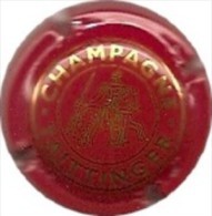 Plaque / Capsule De Muselet - Champagne Taittinger [rouge Et Or] - Taittinger