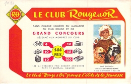 Ancien Buvard Collection LE CLUB ROUGE ET OR OLAF SVENSON - L