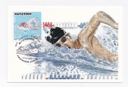 CM DE SPM DE 2010 - NATATION - Cartoline Maximum