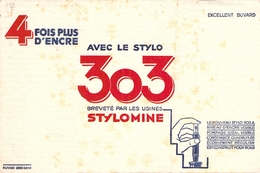 Ancien Buvard Collection ECRITURE STYLOMINE 303 NIVEAU D ENCRE VISIBLE - E