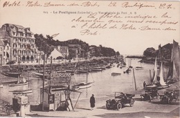 AUTO - AUTOMOBILE - VOITURE D EXCURSIONS -AU DEPART DU AUTO-CAR AU PORT DE LE POULIGUEN - Taxi & Carrozzelle