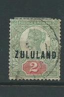 Zululand Sg3 Cds Cancel Minor Thin To The Reverse. - Zululand (1888-1902)