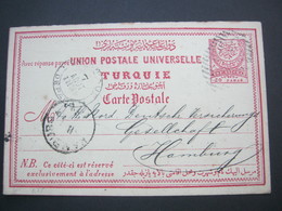 TÜRKEI ,  1889 , Karte Aus SALONIKKI - Brieven En Documenten