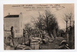 - CPA VILLENEUVE-LA-GARENNE (92) - Inondations 1910 - Rue Chaillon - Les épaves Apportées Par L'eau - Edition F. F. 17 B - Villeneuve La Garenne