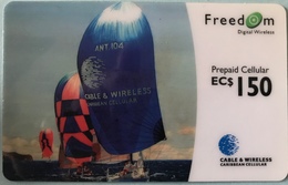 CARAÏBES  -  Prepaid  -  Cable § Wireless   -  Freedom  -  EC$150 - Andere - Amerika