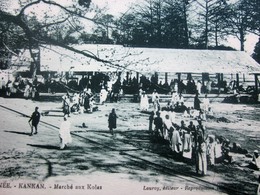 CPA KANKAN  Guinée Française MARCHÉ AU KOLAS Carte Postale Éditeur Lauroy Afrique  Guinée Française Ex Colonie - Guinée Française