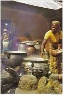 Carte Postale Afrique Ghana  Préparation Du Repas Trés Beau Plan - Ghana - Gold Coast