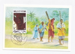 CM DE WALLIS ET FUTUNA DE 2010 - PAQUES - Cartes-maximum