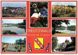 Carte Postale 57. Creutzwald  Multivues Trés Beau Plan - Creutzwald