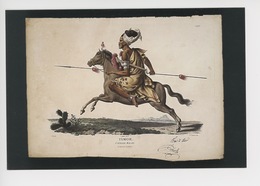 Nicolas-Martin Petit : Timor (Indonésie) Cavalier De Timor (cheval) 1800/1804 Estampe Sur Papier (cp Vierge) - Timor Oriental