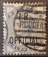 GREAT BRITAIN 1885 - Canceled - Sc# O3 - IR Official 0.5d - Dienstzegels