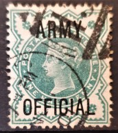 GREAT BRITAIN 1900 - Canceled - Sc# O57 - Army Official 0.5d - Oficiales