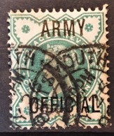 GREAT BRITAIN 1900 - Canceled - Sc# O57 - Army Official 0.5d - Officials