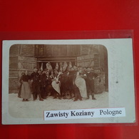 CARTE PHOTO POLOGNE ZAWISTY KOZIANY BOUCHERIE - Polen