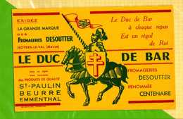 BUVARD & Blotting Paper  : St Paulin Beurre Emmenthal  Fromagerie  Le Duc De Bar  Jaune - Produits Laitiers