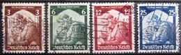 ALLEMAGNE  EMPIRE                    N° 524/527                 OBLITERE - Used Stamps