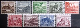 ALLEMAGNE  EMPIRE                    N° 654/662                 NEUF* - Unused Stamps