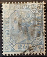 GREAT BRITAIN 1876-80 - Canceled - Sc# 68 - 2.5d - Usados