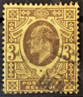 GREAT BRITAIN 1902-11 - Canceled - Sc# 132 - 3d - Gebruikt