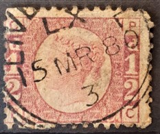 GREAT BRITAIN 1870 - Canceled - Sc# 58 - Plate 20 - 0.5d - Usati